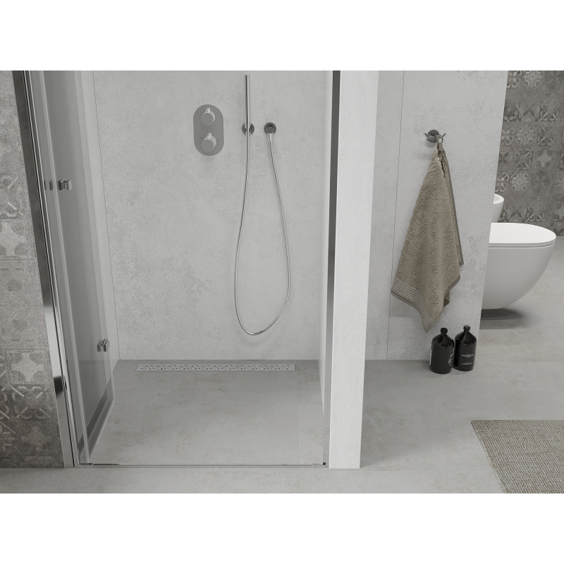 Mexen Lima puerta de ducha plegable 105 cm, transparente, cromo - 856-105-000-01-00