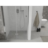 Mexen Lima kokkupandavad dušiuksed 105 cm, läbipaistev, kroom - 856-105-000-01-00