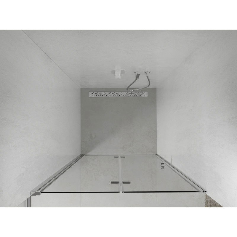 Mexen Lima porte de douche pliable 115 cm, transparent, chrome - 856-115-000-01-00