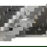 Mexen Lima vouwdeuren voor douche 110 cm, grafiet, chroom - 856-110-000-01-40