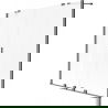 Mexen Velar Duo 2-flügelige, verschiebbare Badewannenwand 160 x 150 cm, matt, gebürstetes Gun Gray - 896-160-000-32-66
