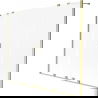 Mexen Velar Duo Badewannen-Abtrennung 2-flügelig, schiebbar 170 x 150 cm, matt, gold gebürstet - 896-170-000-32-55