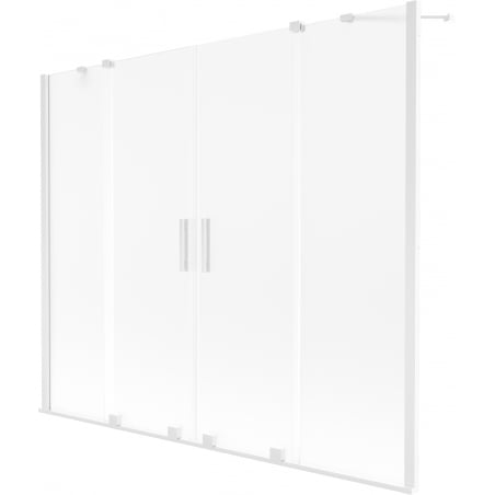 Mexen Velar Duo vannijoone sirm 2-tiivaline, lükand, 190 x 150 cm, matt, valge - 896-190-000-32-20