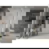 Mexen Lima opvouwbare douchedeur 100 cm, grafiet, chroom - 856-100-000-01-40