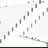 Mexen Velar Duo badwandwand 2-delige schuifbare 190 x 150 cm, ijs, gun grijs geborsteld - 896-190-000-32-66