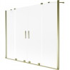 Mexen Velar Duo vannisein 2-osaline liugvärav 200 x 150 cm, härmas, kuldne - 896-200-000-32-50