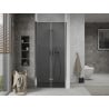 Mexen Lima vouwdeuren douche 90 cm, grafiet, chroom - 856-090-000-01-40