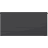 Mexen Line CVL11 radiateur plat 400 x 400 mm, raccordement inférieur, 222 W, anthracite - W611L-040-040-66