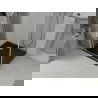Mexen Lima vouwbare douchecabine 80 x 80 cm, transparant, chroom + Flat douchebak, zwart - 856-080-080-01-00-4070