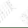 Mexen Velar Duo Badewannenwand 2-flügelig verschiebbar 140 x 150 cm, transparent, Gun Metal - 896-140-000-02-95