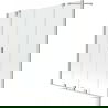 Mexen Velar Duo Badewannenwand 2-teilig verschiebbar 140 x 150 cm, transparent, gebürsteter Nickel - 896-140-000-02-97