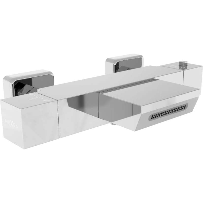 Mexen Cube termostatska kada, krom - 77360-00