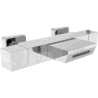 Mexen Cube thermostatic bathtub faucet, chrome - 77360-00