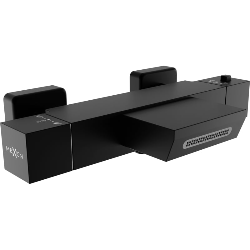 Mexen Cube termostaatiline vannisegisti, must - 77360-70