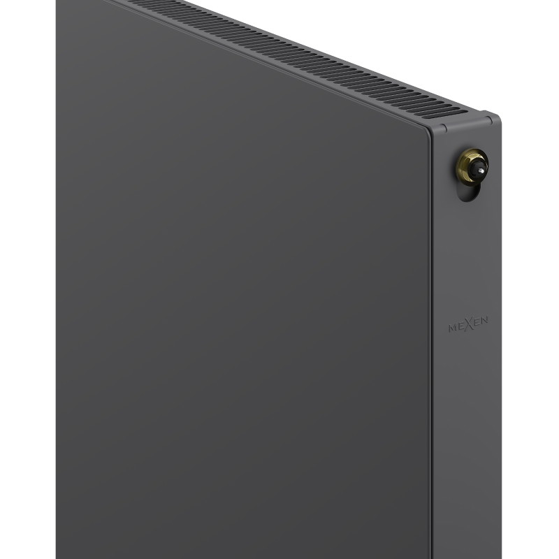 Mexen Flat CCF11 paneelradiaator 900 x 2000 mm, alumine tsentraalne ühendus, 2182 W, antratsiit - W6C11F-090-200-66