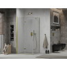 Mexen Lima kokkupandav dušinurk 70 x 100 cm, läbipaistev, kuldne - 856-070-100-50-00