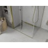 Mexen Lima foldable shower cabin 90 x 70 cm, transparent, gold - 856-090-070-50-00