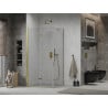 Mexen Lima foldable shower cabin 90 x 70 cm, transparent, gold - 856-090-070-50-00