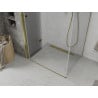 Mexen Lima foldable shower enclosure 100 x 90 cm, transparent, gold - 856-100-090-50-00