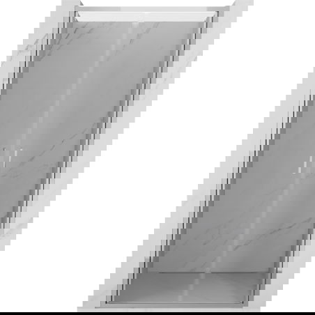 Mexen Exo dubbele openslaande douchedeuren 70 cm, transparant, chroom - 814-070-000-01-00