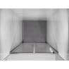 Mexen Exo-B Duo puertas de ducha abatibles dobles de 80 cm, transparentes, cromo - 814-080-000-01-00