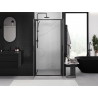 Mexen Exo-B Duo puerta de ducha doble batiente 100 cm, transparente, negra - 814-100-000-70-00