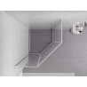 Mexen Exo-R piecstūrveida dušas kabīne ar veramām durvīm 80 x 80 cm, caurspīdīga, hromēta - 812-080-080-01-00