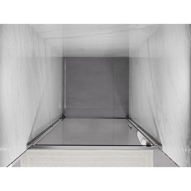 Mexen Exo puerta de ducha batiente 65 cm, transparente, cromo - 817-065-000-01-00