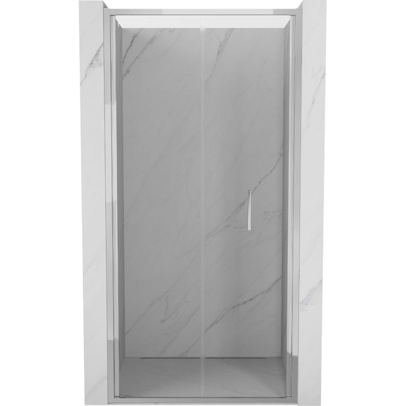 Mexen Exo faltbare Duschabtrennung 75 cm, transparent, Chrom - 816-075-000-01-00
