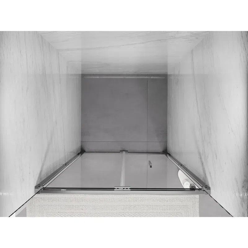 Mexen Exo porta doccia pieghevole 80 cm, trasparente, cromo - 816-080-000-01-00