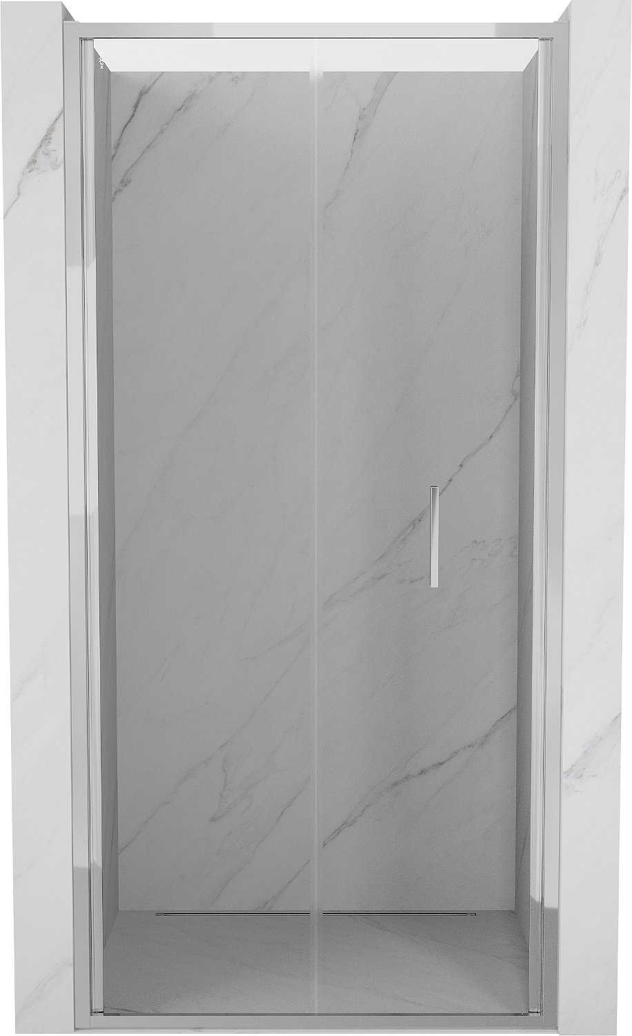 Mexen Exo drzwi prysznicowe składane 95 cm, transparent, chrom - 816-095-000-01-00