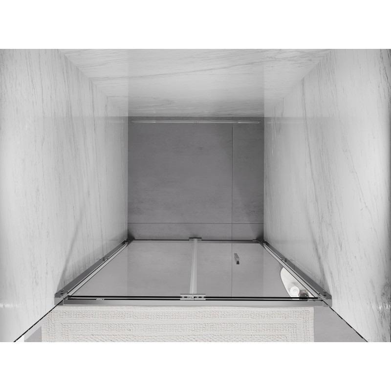 Mexen Exo-F puertas de ducha plegables de 75 cm, transparentes, cromo - 816-075-000-01-00