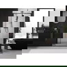 Mexen Exo vouwdeur voor douche 85 cm, transparant, zwart - 816-085-000-70-00