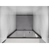 Mexen Exo 80 cm Folding Shower Door, Transparent, Black - 816-080-000-70-00