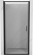 Mexen Exo-B drzwi prysznicowe uchylne 85 cm, transparent, czarne - 817-085-000-70-00