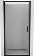 Mexen Exo-B draaiende douchedeur 90 cm, transparant, zwart - 817-090-000-70-00