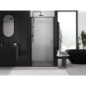 Mexen Exo porte de douche battante 90 cm, transparent, noir - 817-090-000-70-00