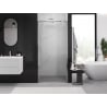 Mexen Exo-R puerta de ducha abatible 90 cm, transparente, cromo - 819-090-000-01-00