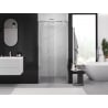 Mexen Exo-R puerta de ducha abatible 90 cm, transparente, cromo - 819-090-000-01-00