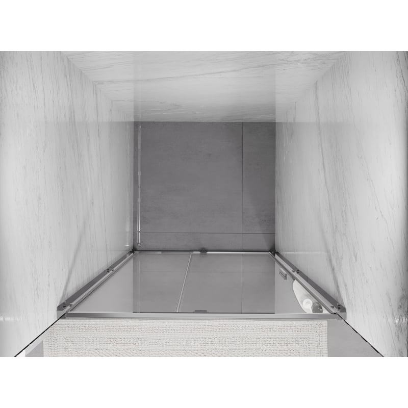 Mexen Exo shower door swing 90 cm, transparent, chrome - 819-090-000-01-00