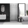 Mexen Exo-R puerta de ducha abatible 115 cm, transparente, cromo - 819-115-000-01-00