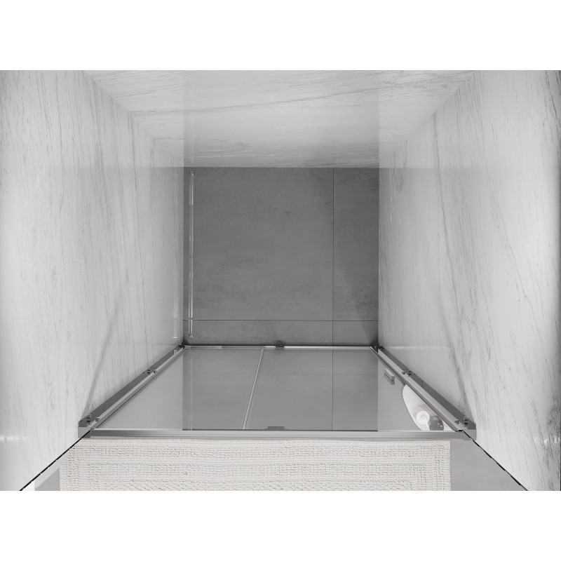 Mexen Exo drzwi prysznicowe uchylne 120 cm, transparent, chrom - 819-120-000-01-00