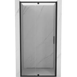 Mexen Exo drzwi prysznicowe uchylne 110 cm, transparent, czarne - 819-110-000-70-00