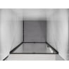 Mexen Exo-R svängbara duschdörrar 105 cm, transparent, svart - 819-105-000-70-00