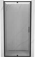 Mexen Exo-R drzwi prysznicowe uchylne 100 cm, transparent, czarne - 819-100-000-70-00