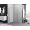 Mexen Exo-B Duo cabine de duche com porta dobrável 80 x 80 cm, transparente, cromado - 814-080-080-01-00
