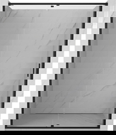 Mexen Exo Duschabtrennung, schwenkbar, 130 cm, transparent, schwarz - 819-130-000-70-00