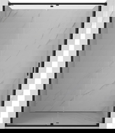 Mexen Exo drzwi prysznicowe uchylne 140 cm, transparent, czarne - 819-140-000-70-00