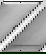 Mexen Exo svängbara duschdörrar 150 cm, transparenta, svarta - 819-150-000-70-00