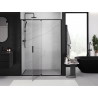 Mexen Exo-R puerta de ducha abatible 145 cm, transparente, negra - 819-145-000-70-00